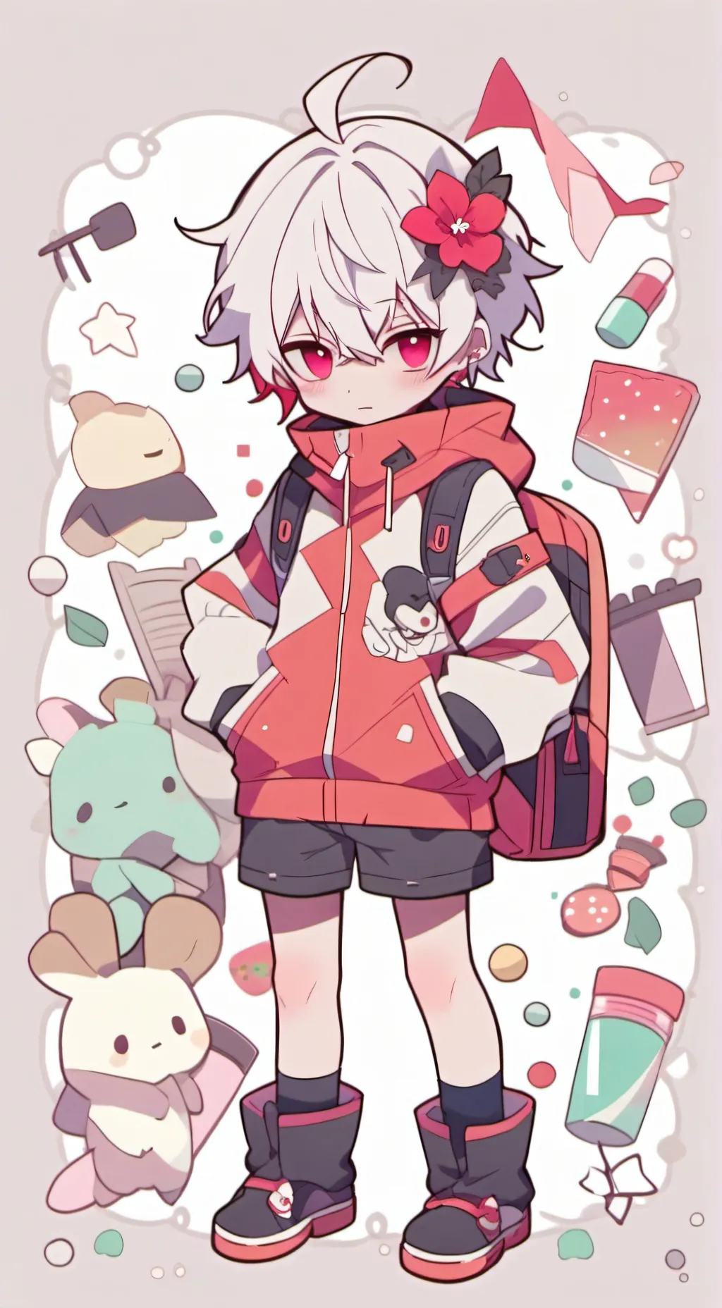 ai character: Todobaku background