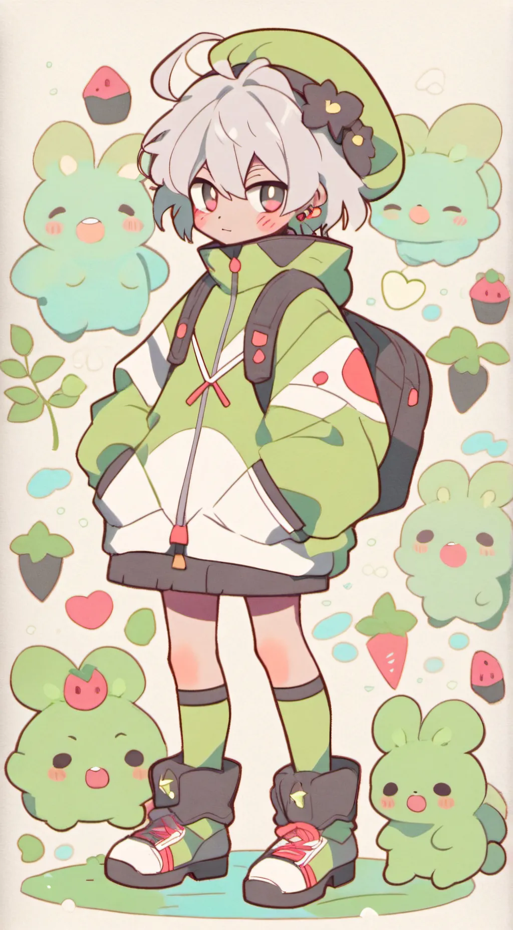 ai character: Bakugos-SIBLING- background