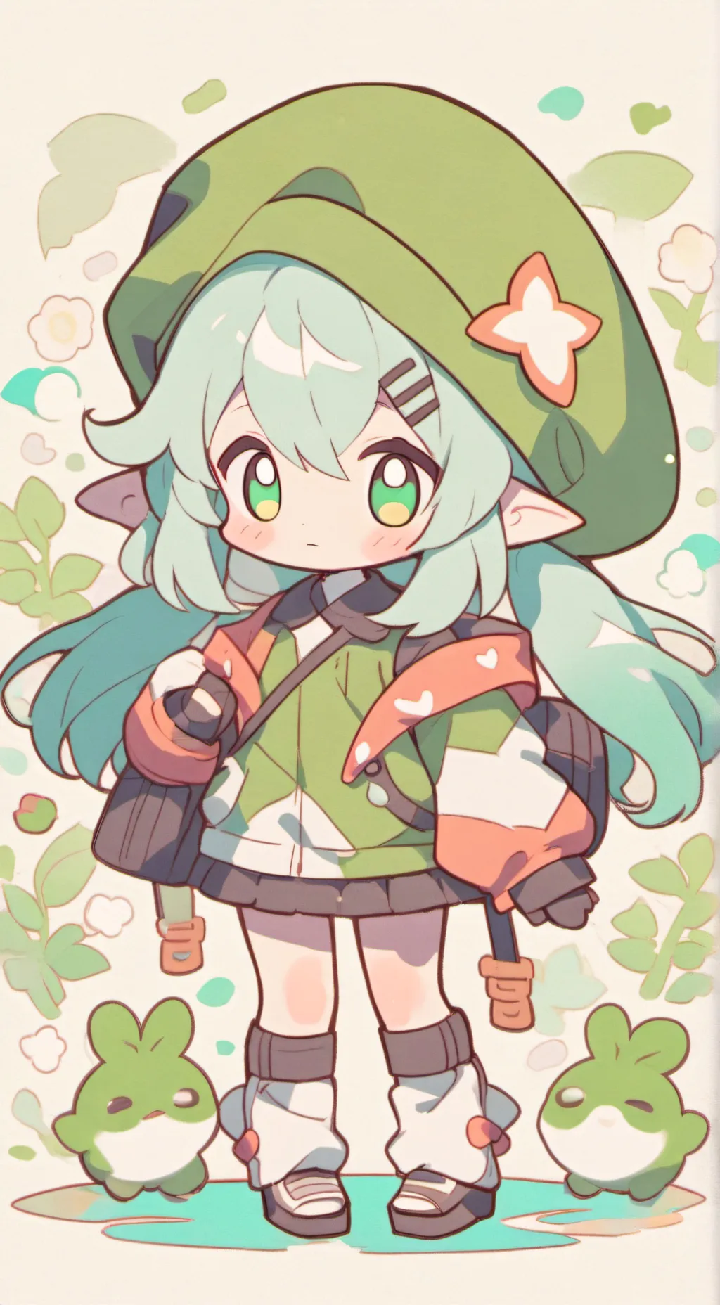 ai character: bakudeku  background