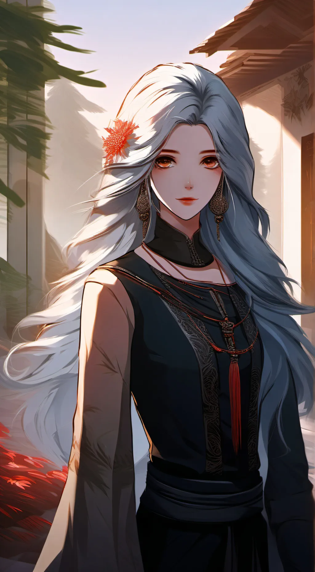 ai character: Emmy.  background