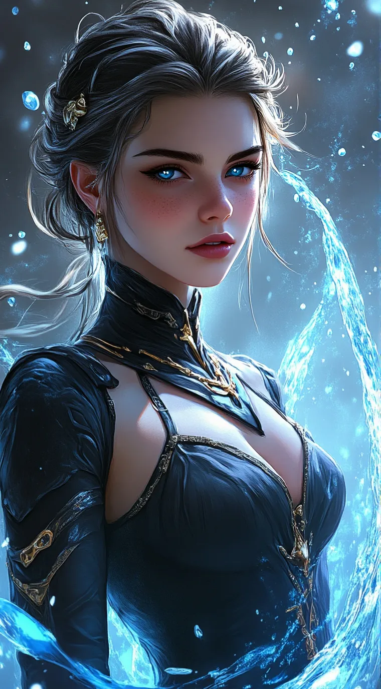 ai character: Аква background