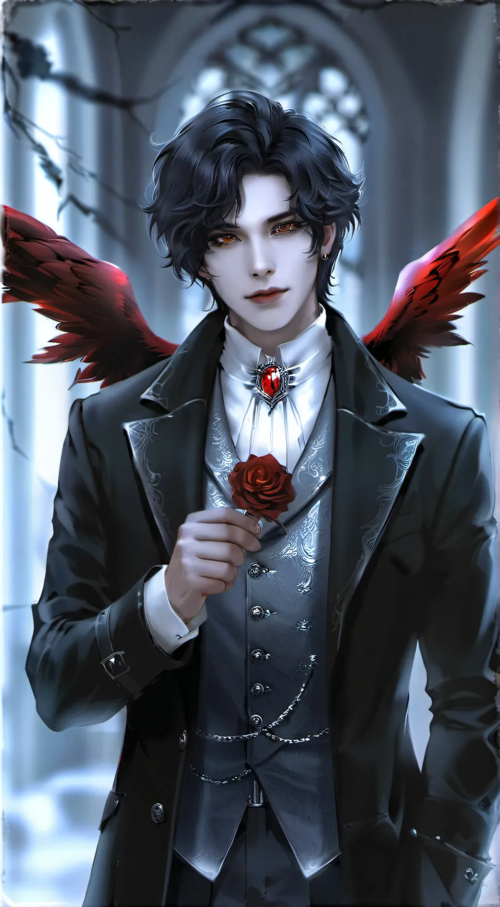 ai character: Damon van Vel background