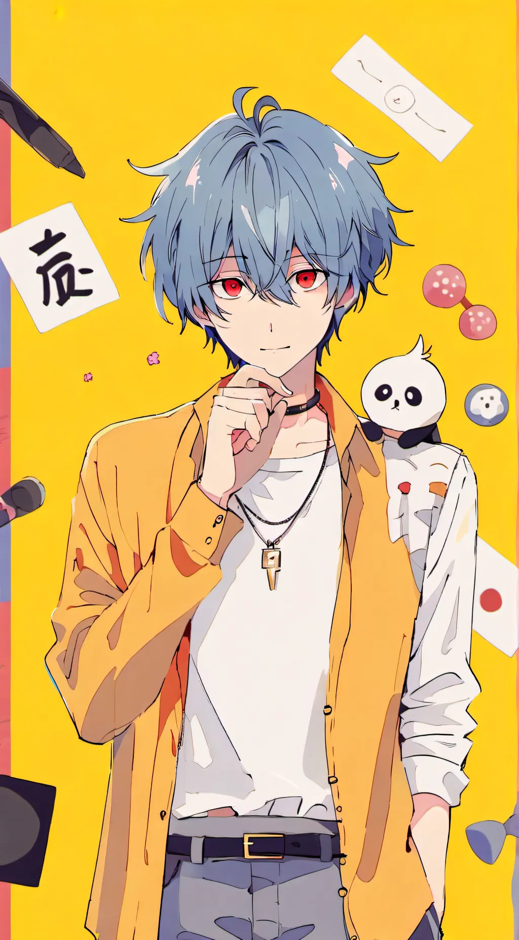 ai character: Ray background