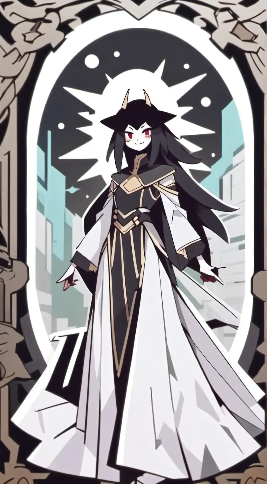 ai character: miss circle  background