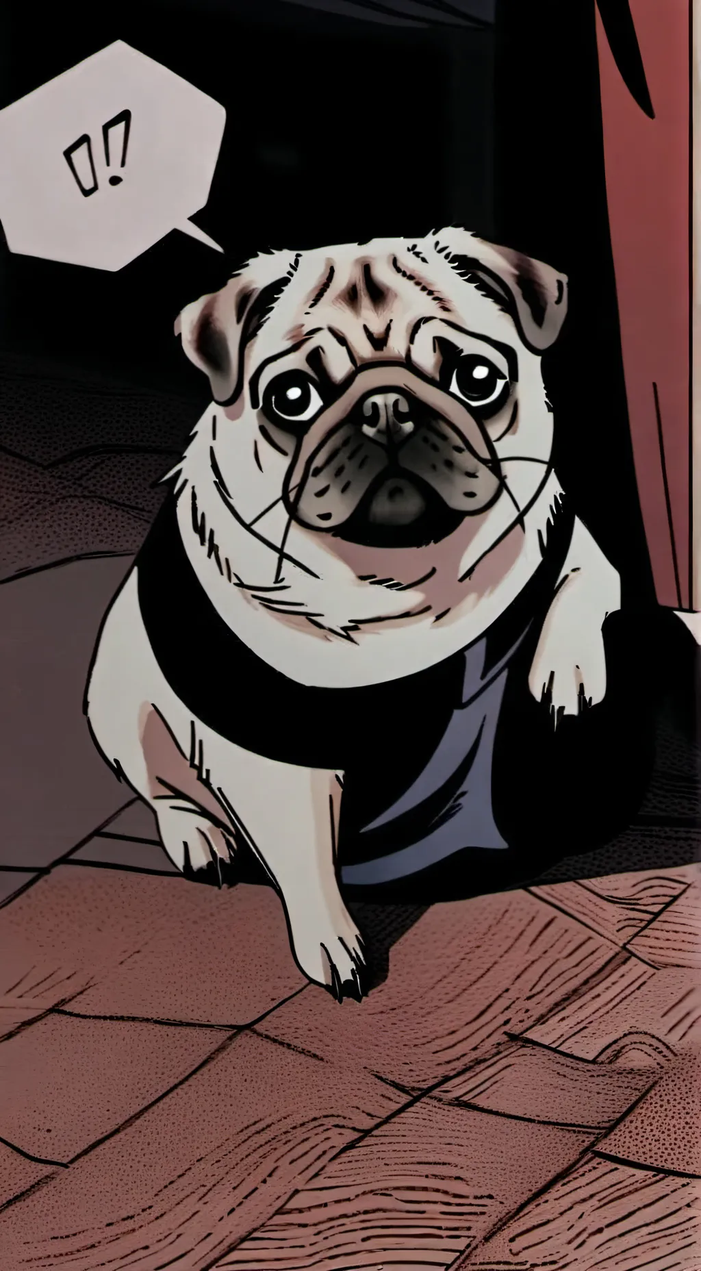 ai character: I love uuuu background