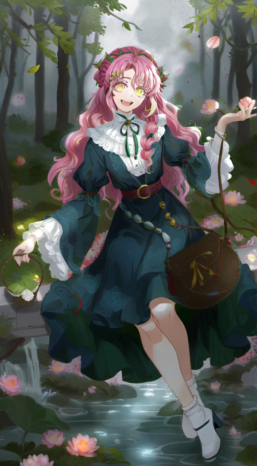 ai character: ﾟ+.ﾟPreso+Mitsuri background