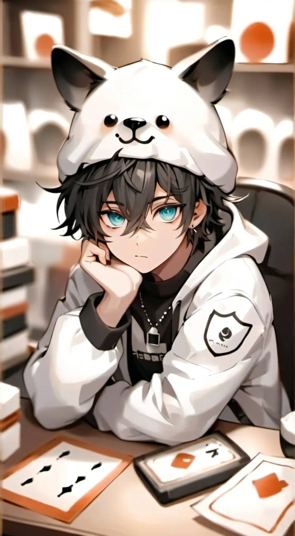 ai character: Lucas background