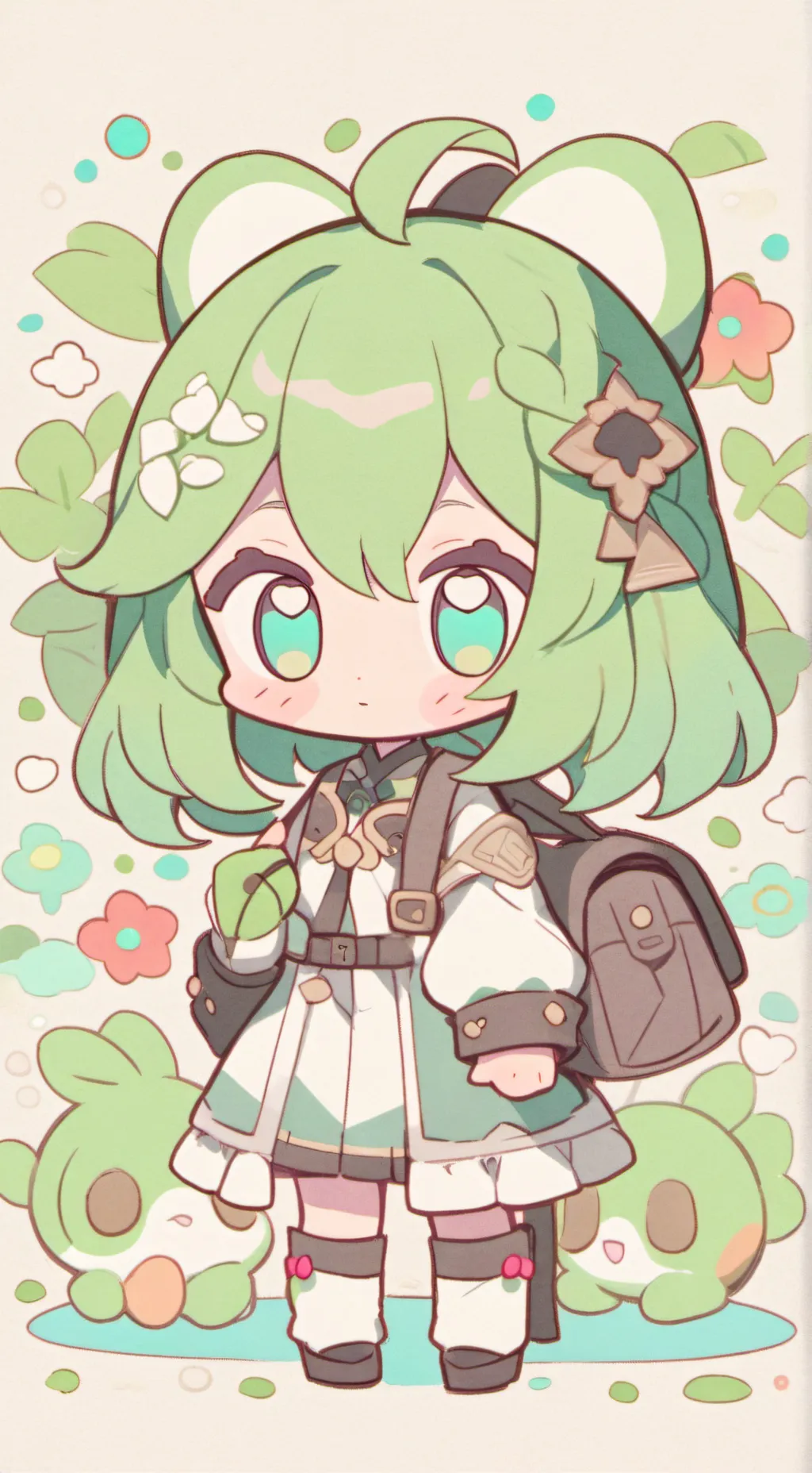 ai character: Boboiboy elemental background