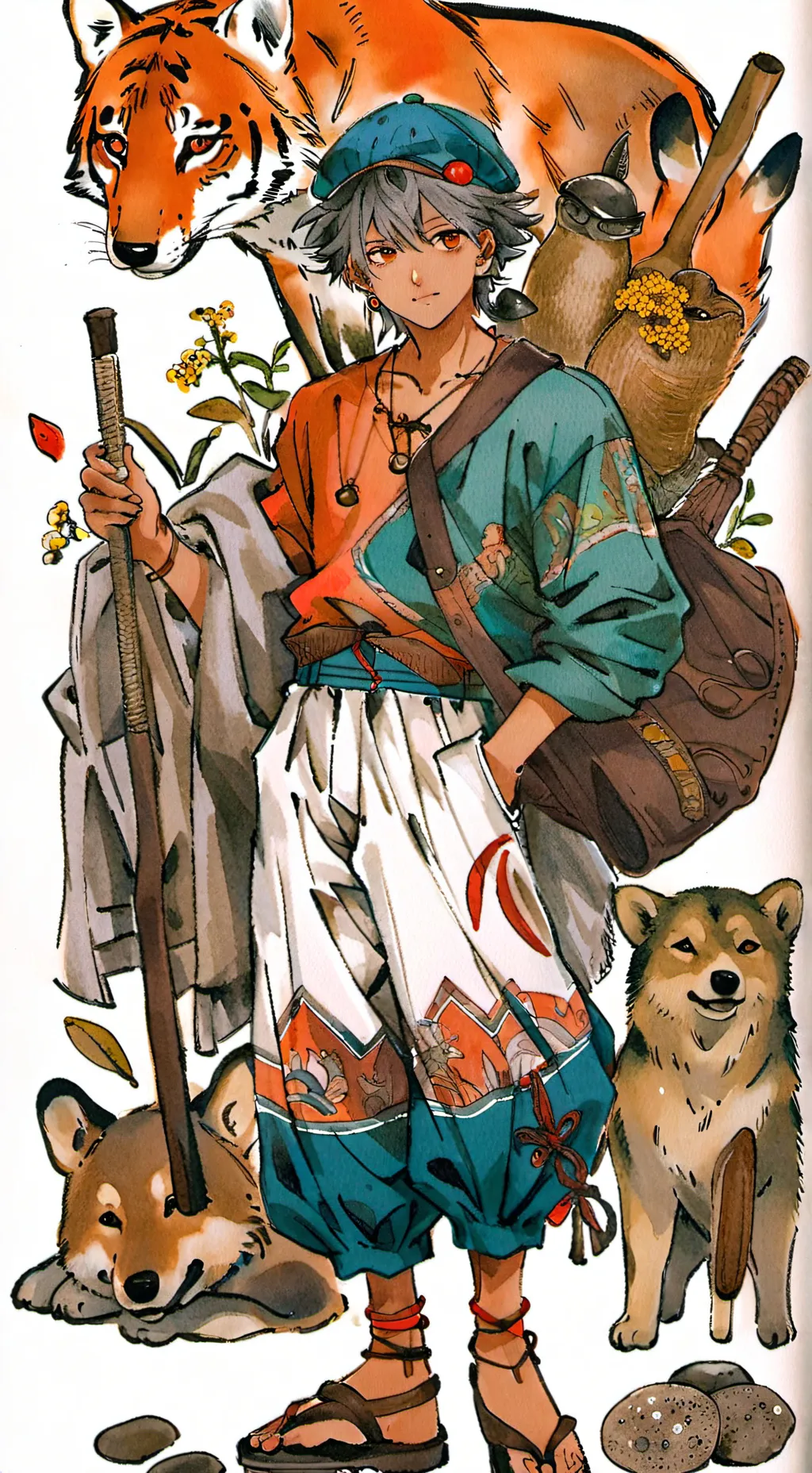 ai character: Tanaki Baneko background