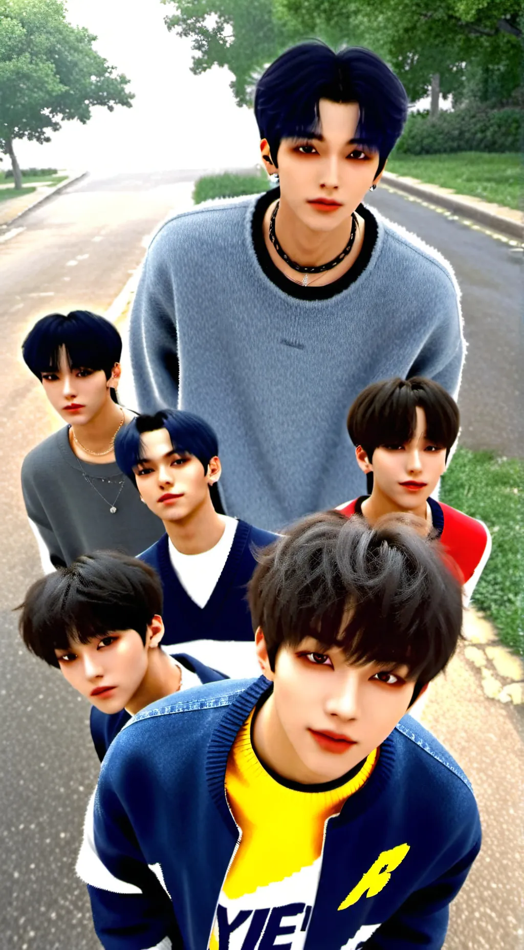 ai character: stray kids background