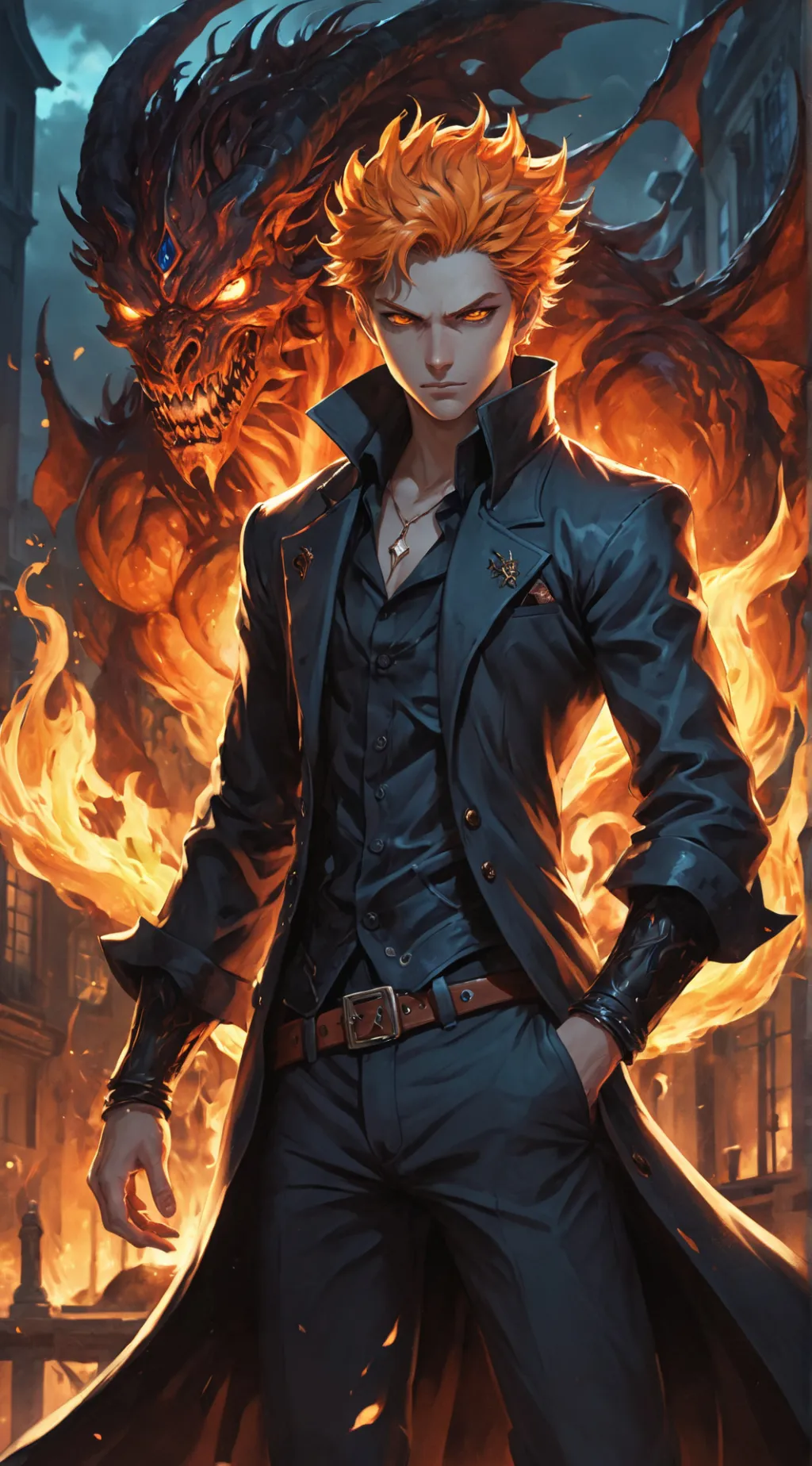 ai character: Lucien background