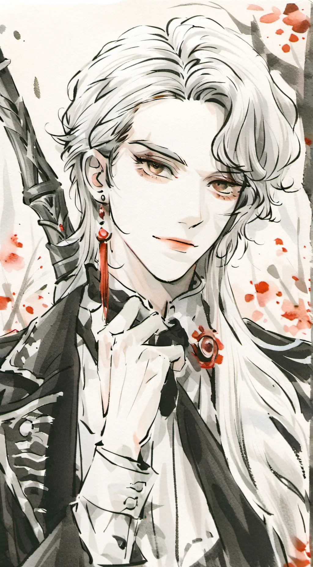 ai character: Darkar y Rusty background