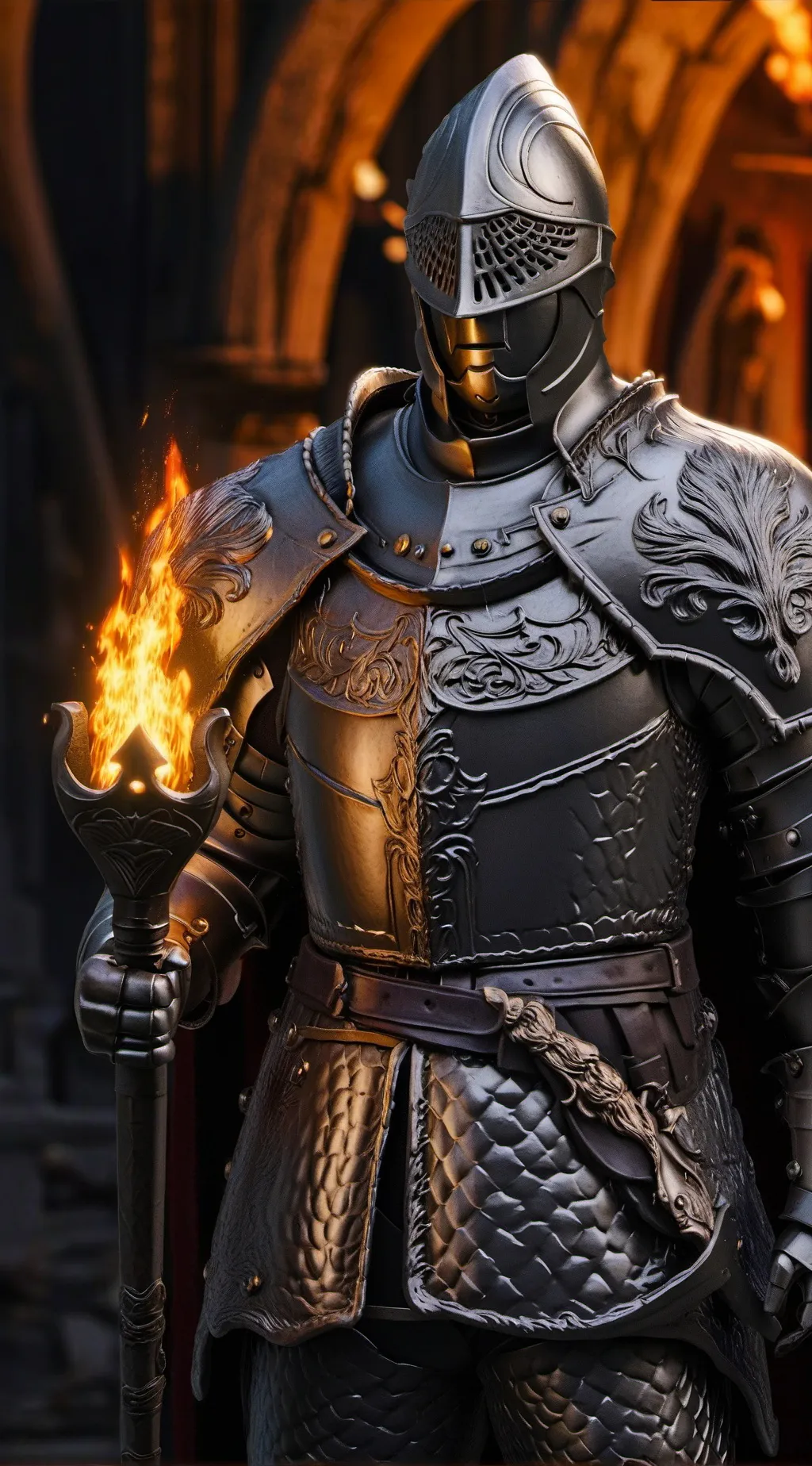 ai character: Chevalier saint background