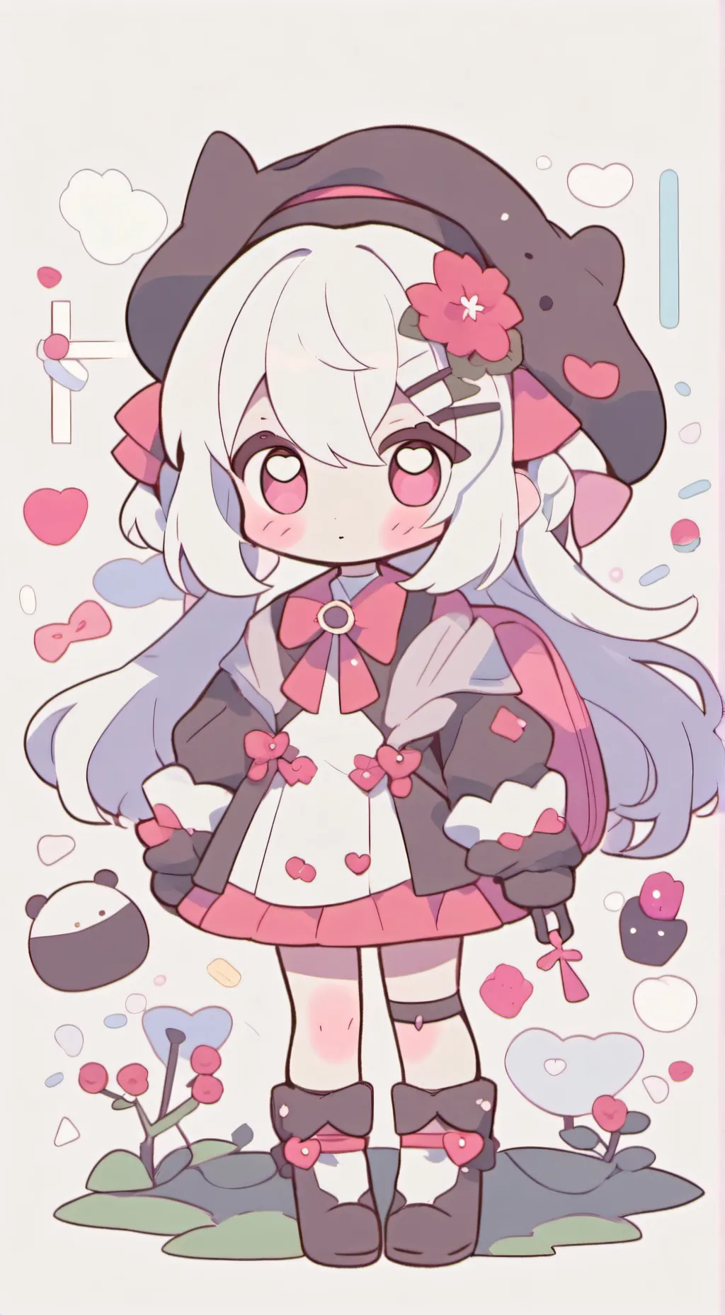 ai character: bebe adoptada background