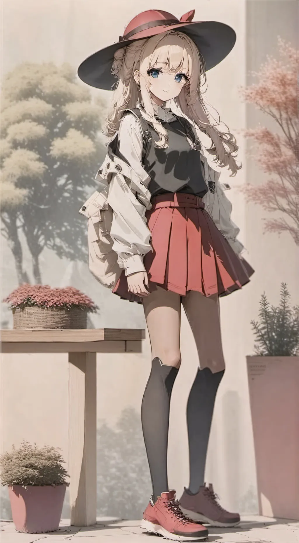 ai character: Serena  background