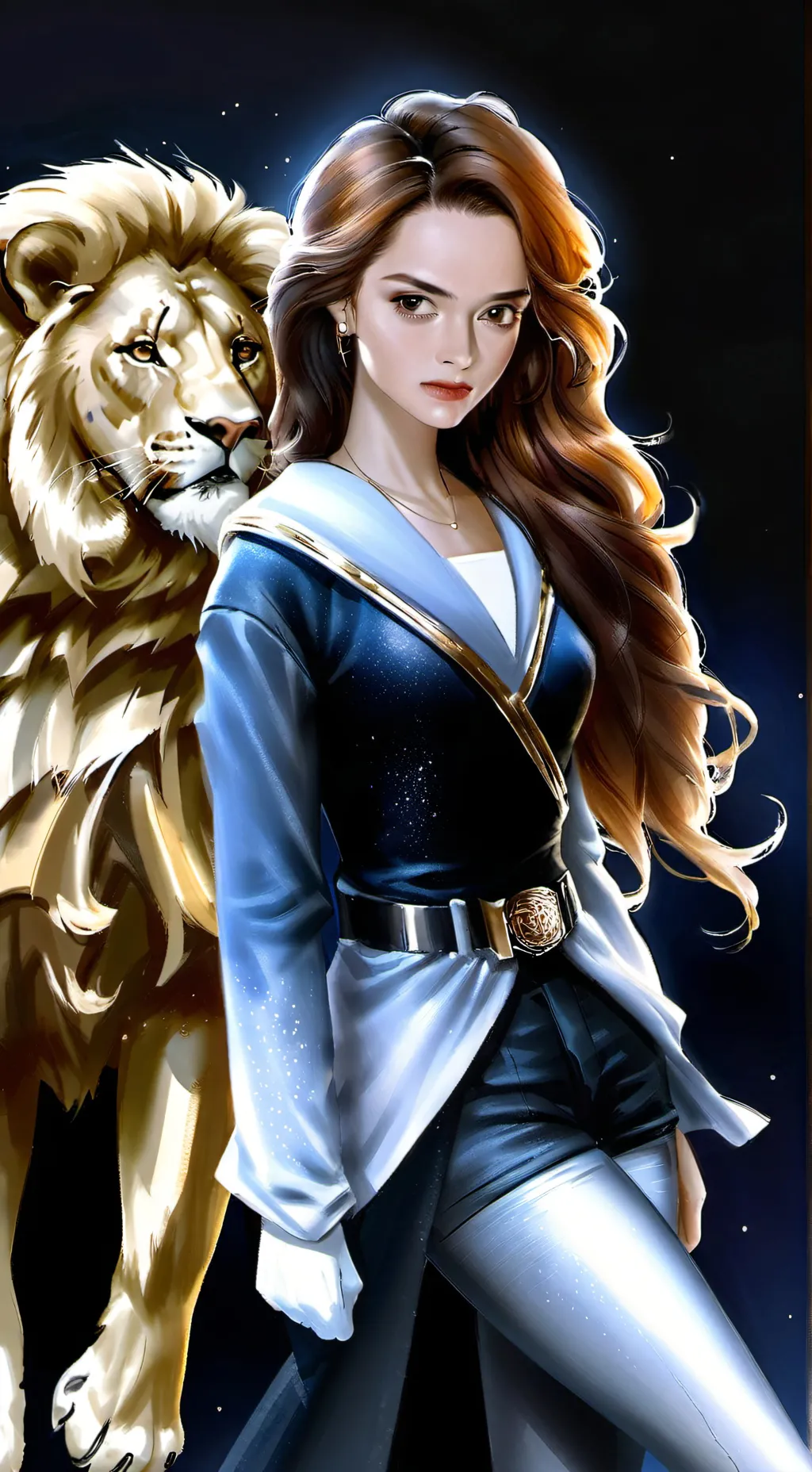 ai character: Hermione's pride background