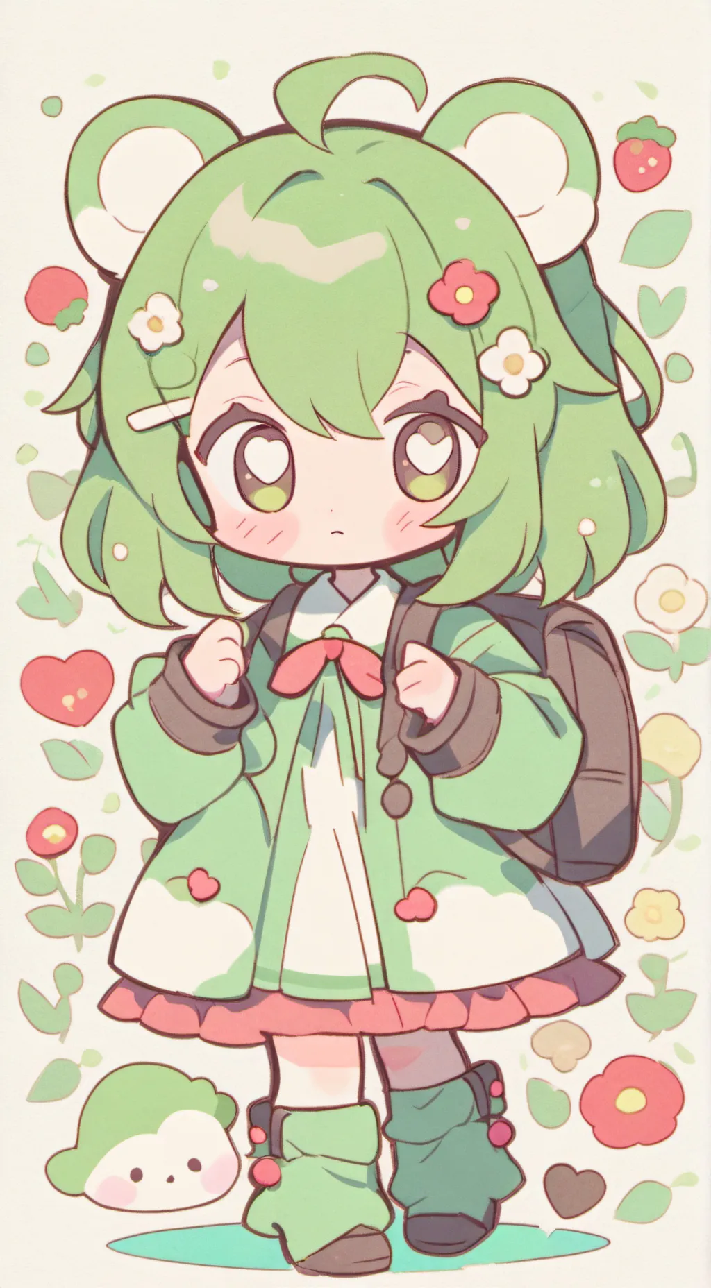 ai character: Boboiboy elemental background