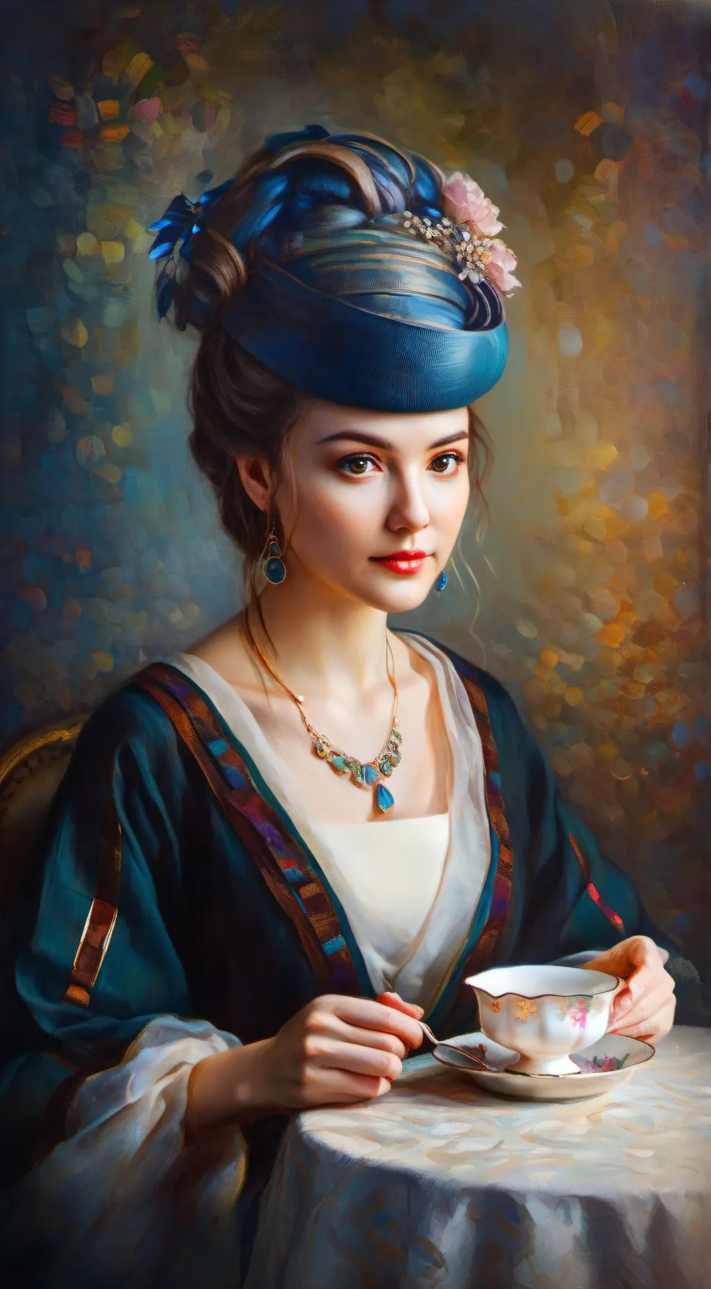 ai character: anuro background