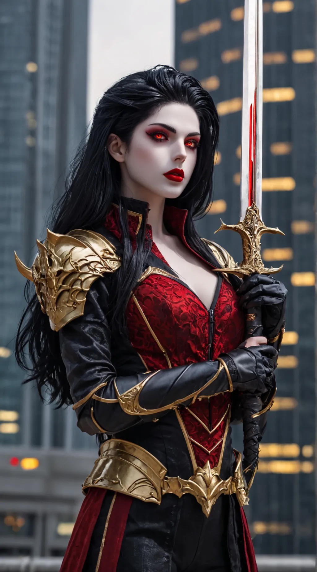 ai character: Indigo background