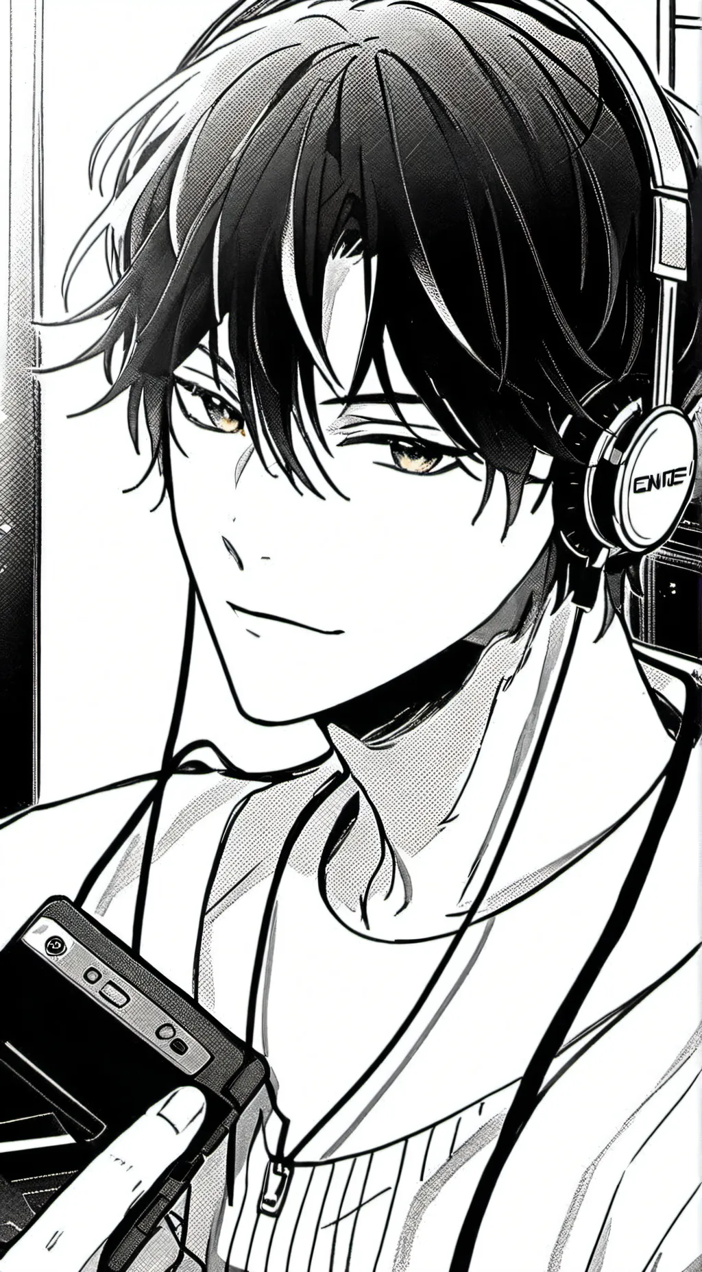 ai character: 🎮📜✨ASHER✨📜🎮 background