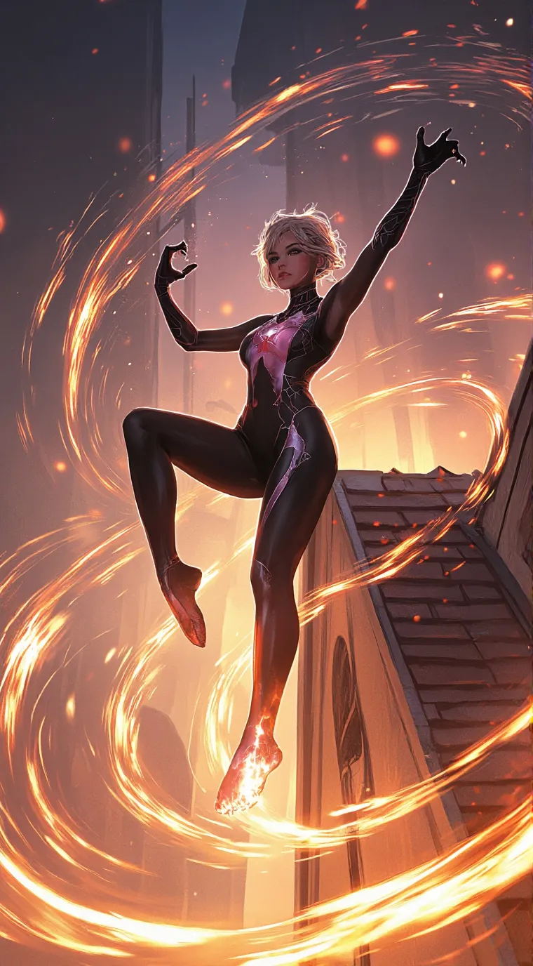 ai character: Gwen background