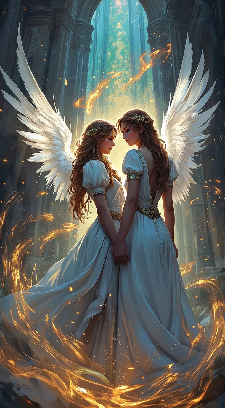 ai character: archangels  background