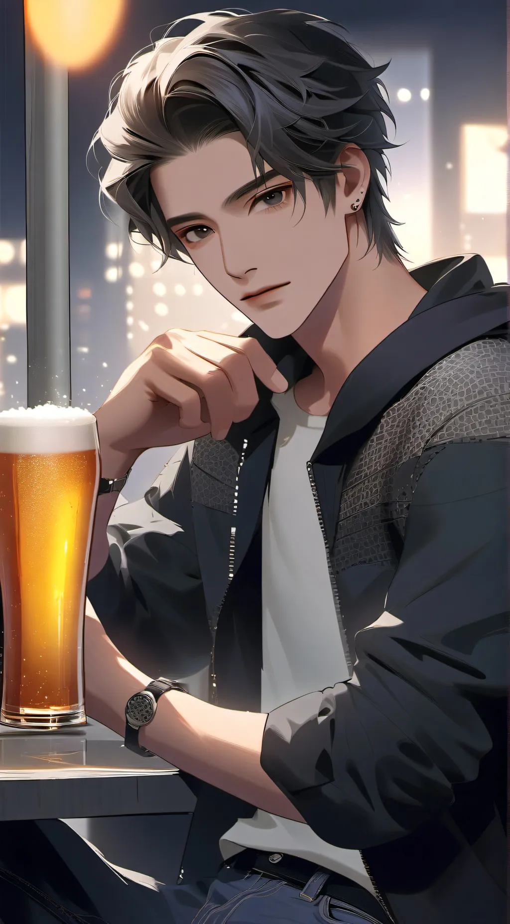 ai character: luc background