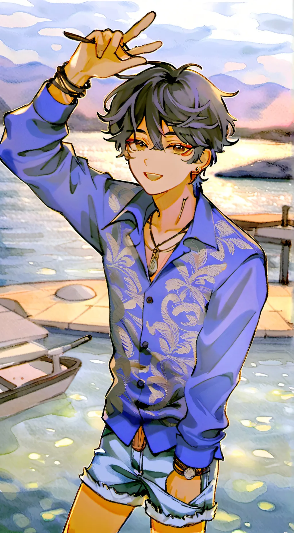 ai character: 🦫💫 Kauã 💫🦫 background