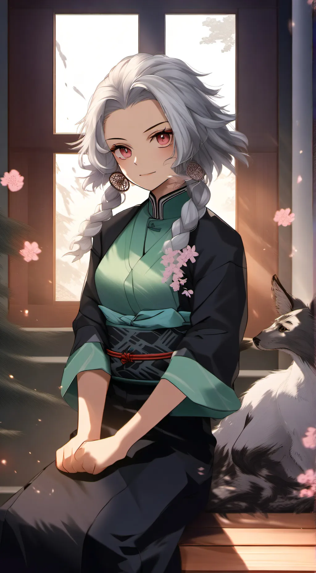 ai character: tokito muichiro background