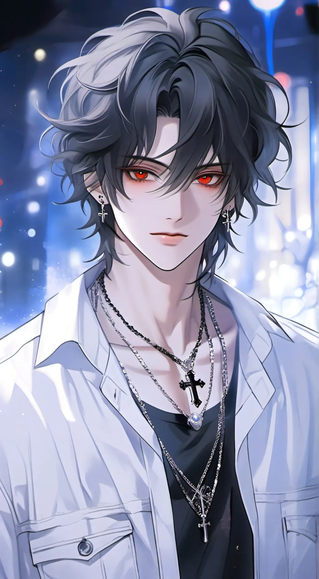 ai character: 🧊🥀James🥀🧊 background