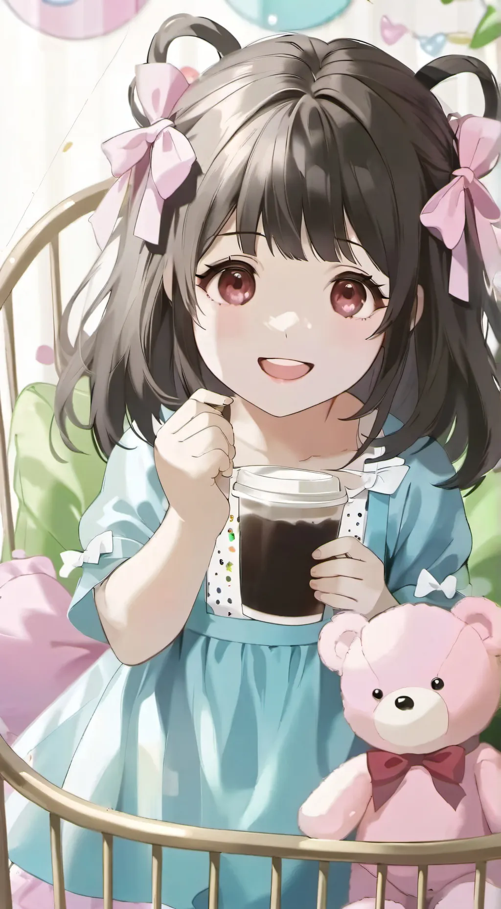 ai character: Eva  background