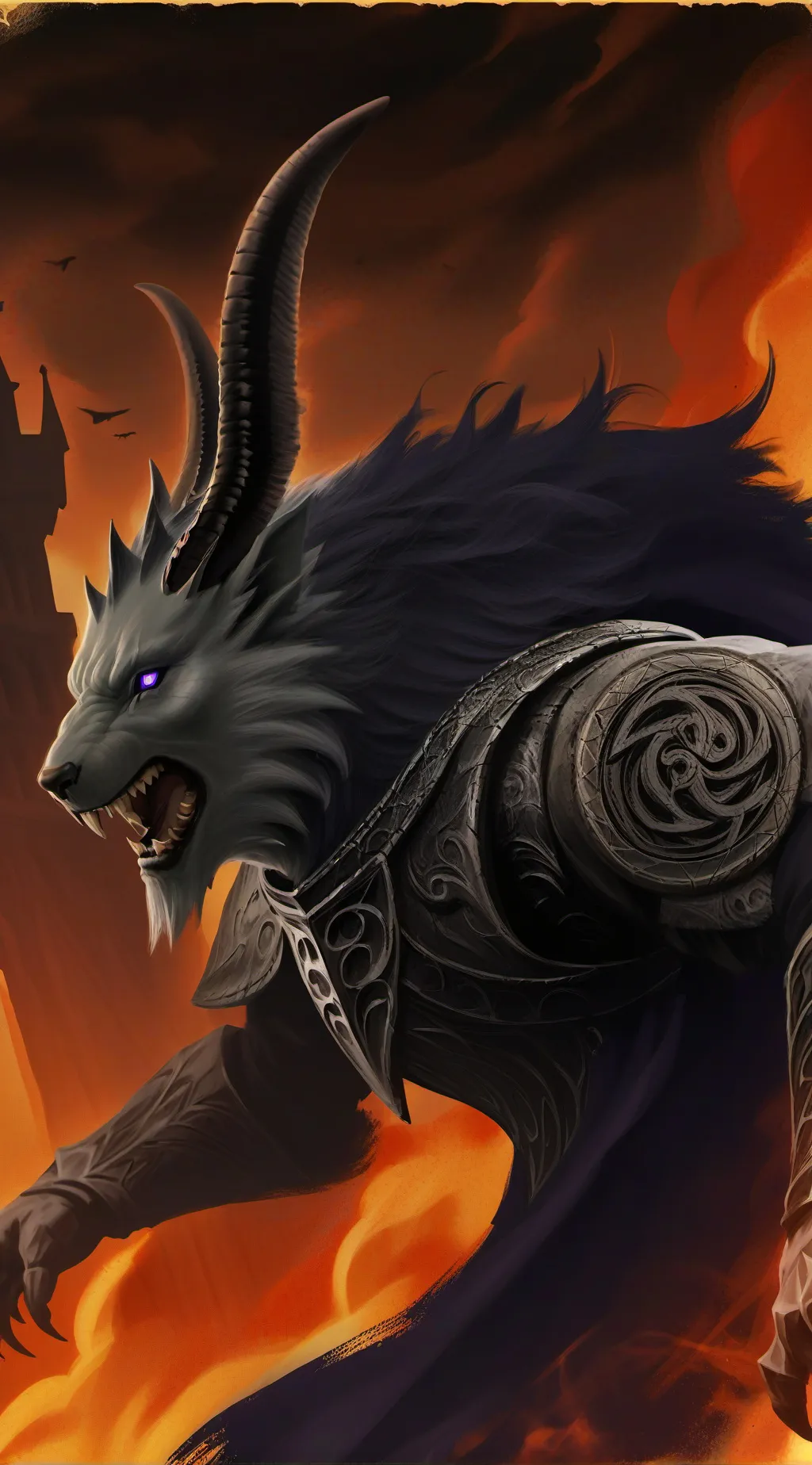 ai character: origin photo background