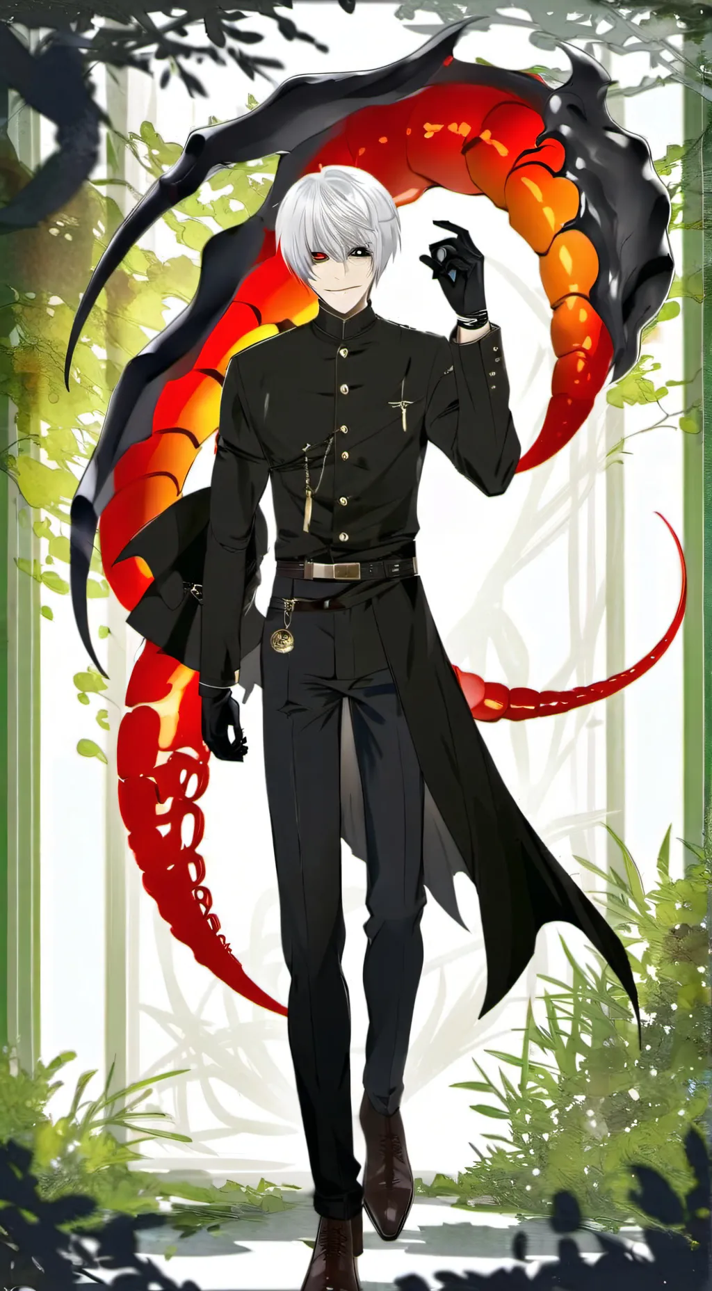 ai character: Ken Kaneki background