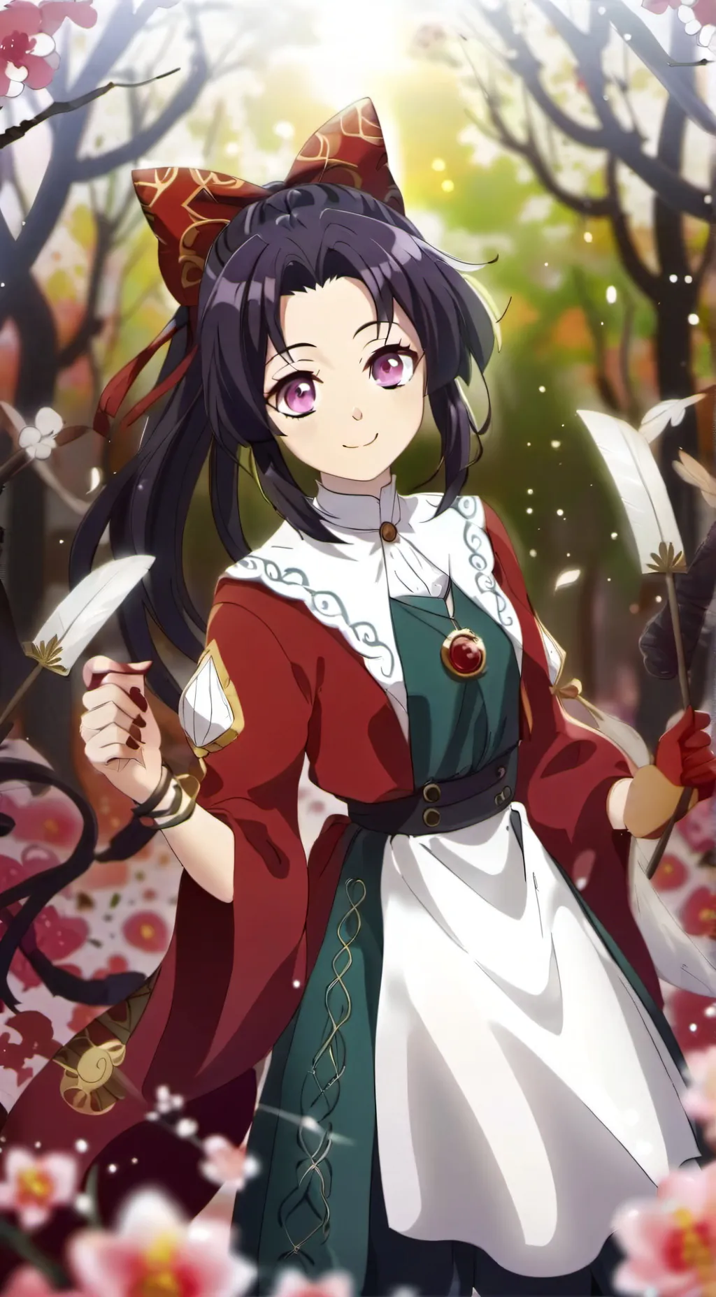 ai character: Kny Infection AU.. background