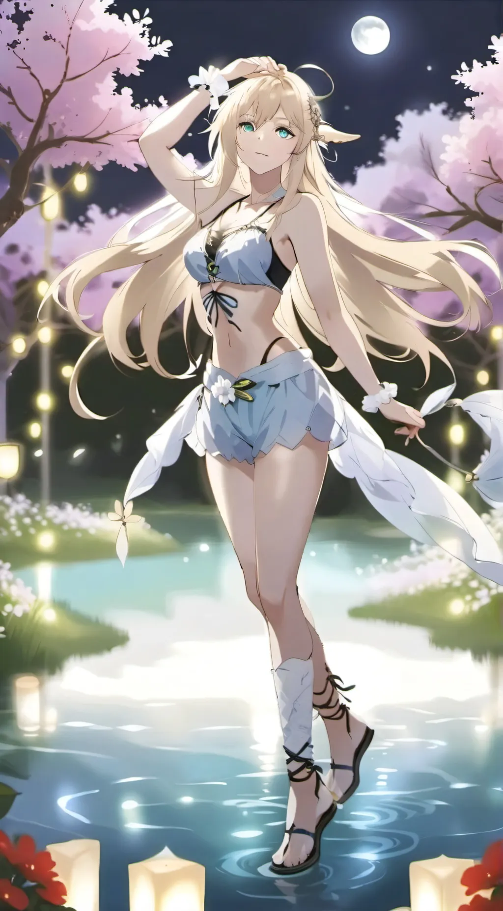 ai character: Luna background