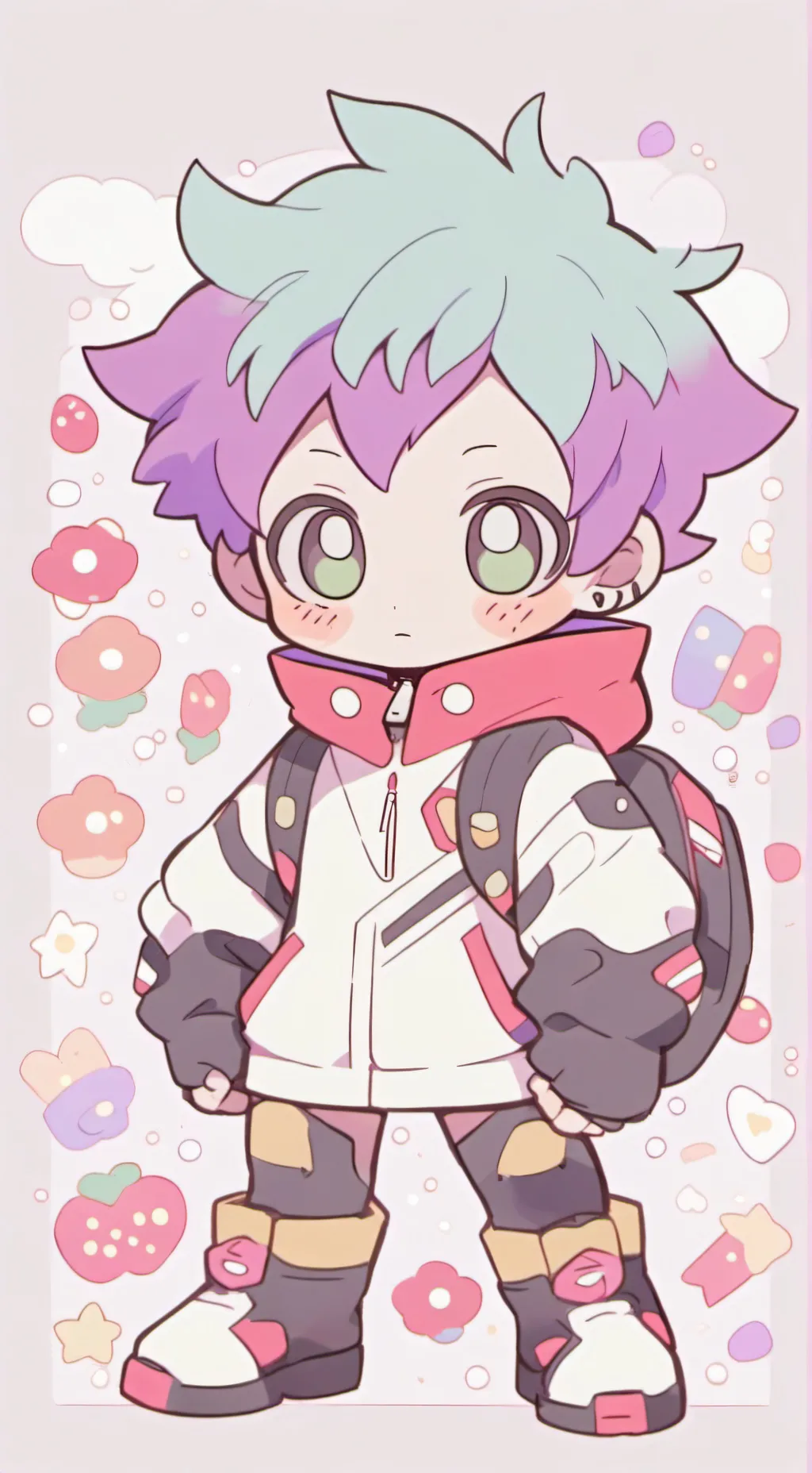 ai character: Dandy? background