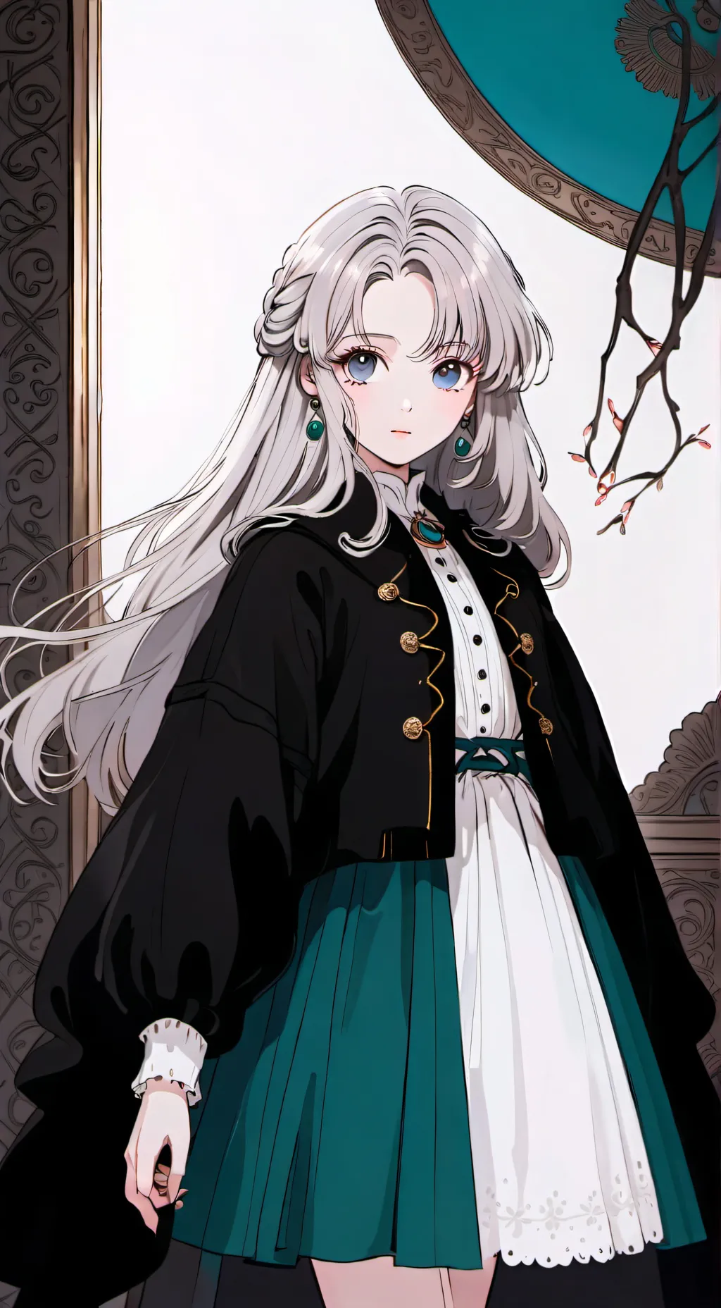 ai character: mizuki🌹🩵❤️ background