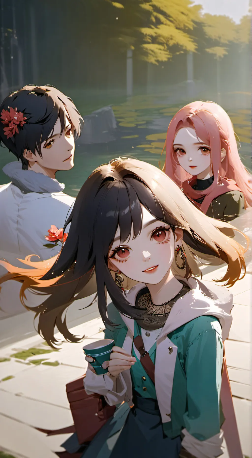 ai character: puppy jack o moon background