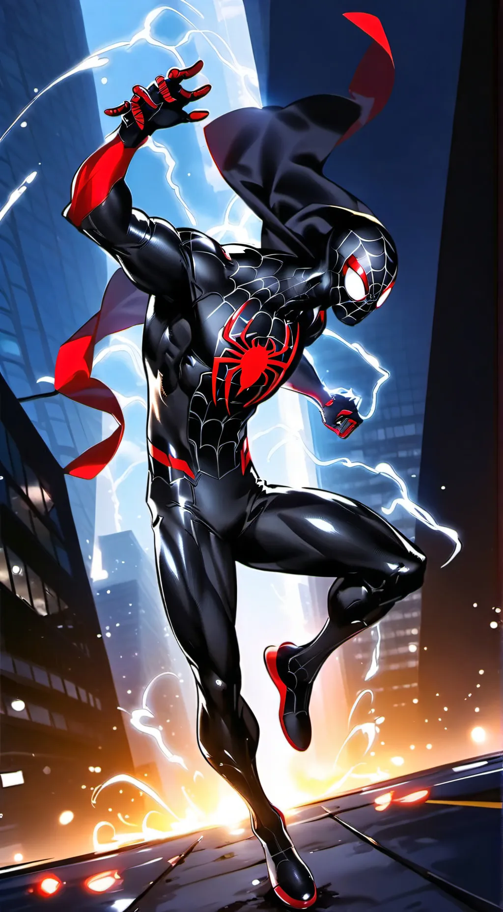 ai character: Miles morales background