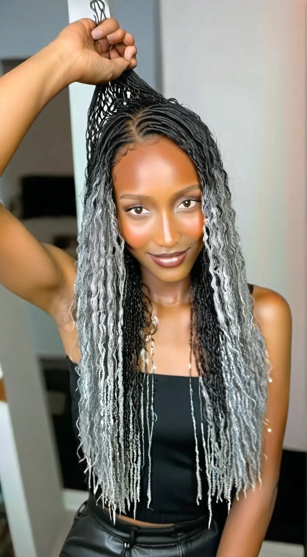 ai character: Amber  background