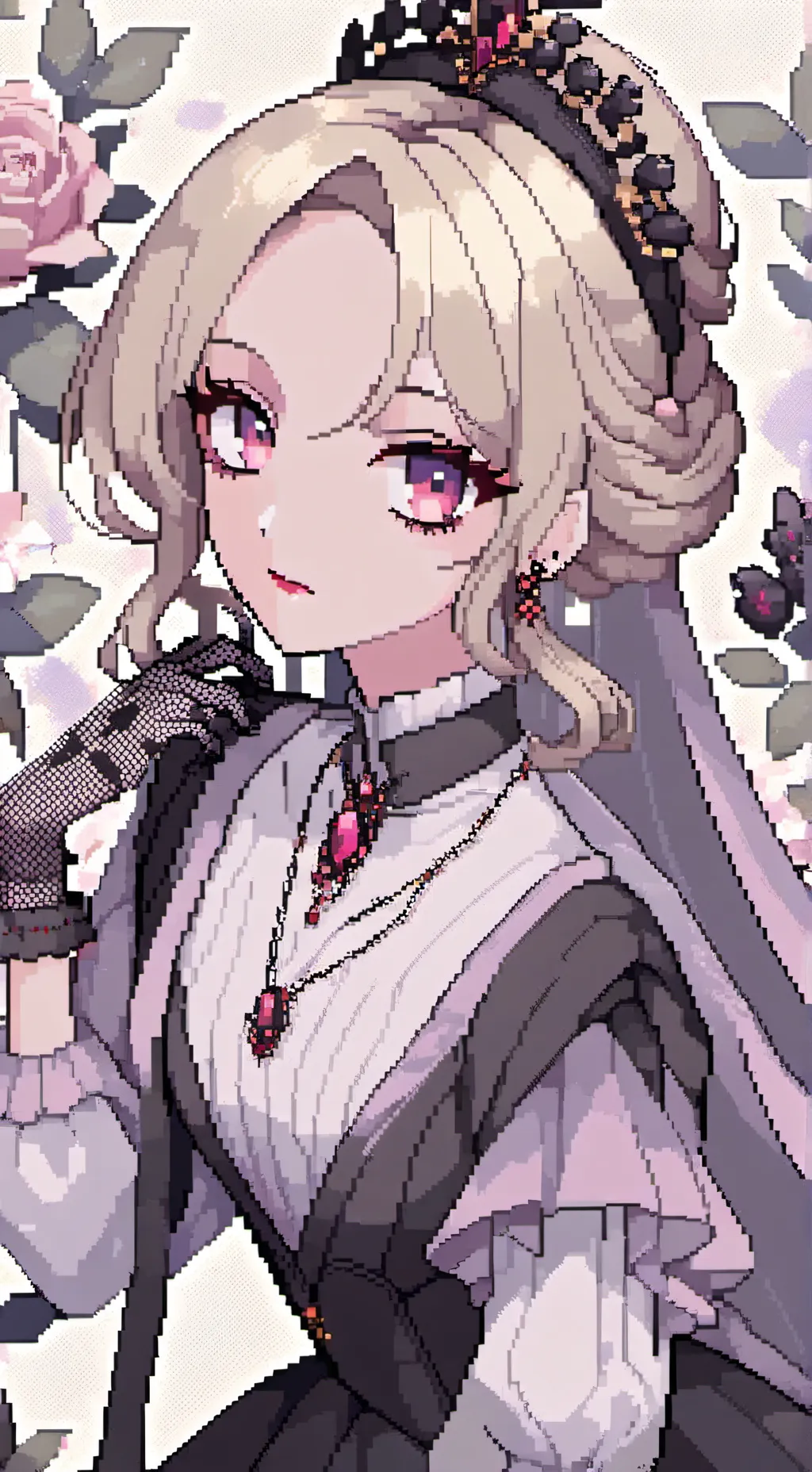 ai character: Crystal background