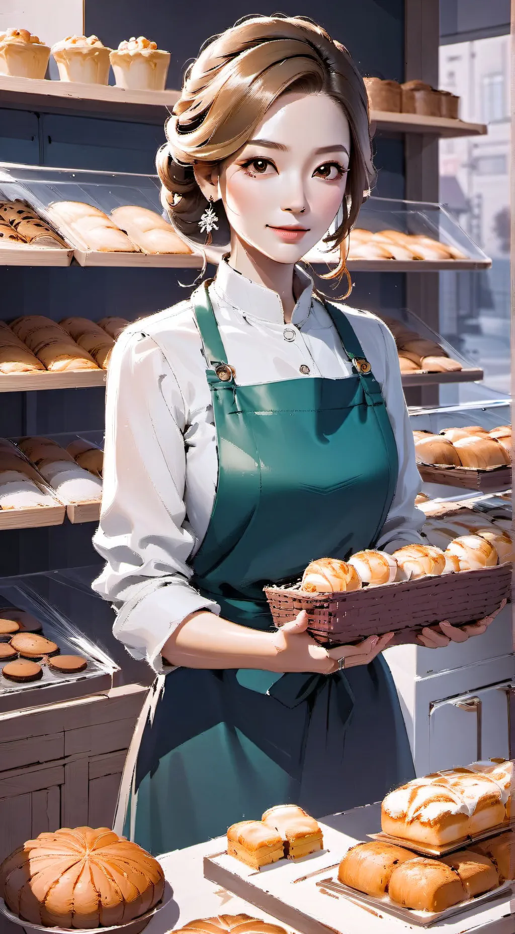 ai character: Margaret  background