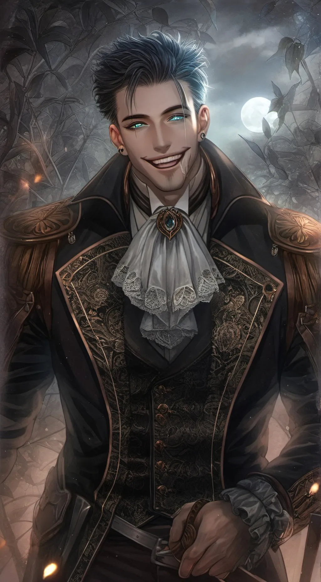 ai character: Hades  background