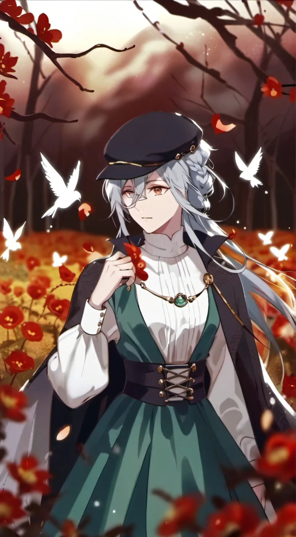 ai character: sabimako again 😘 background