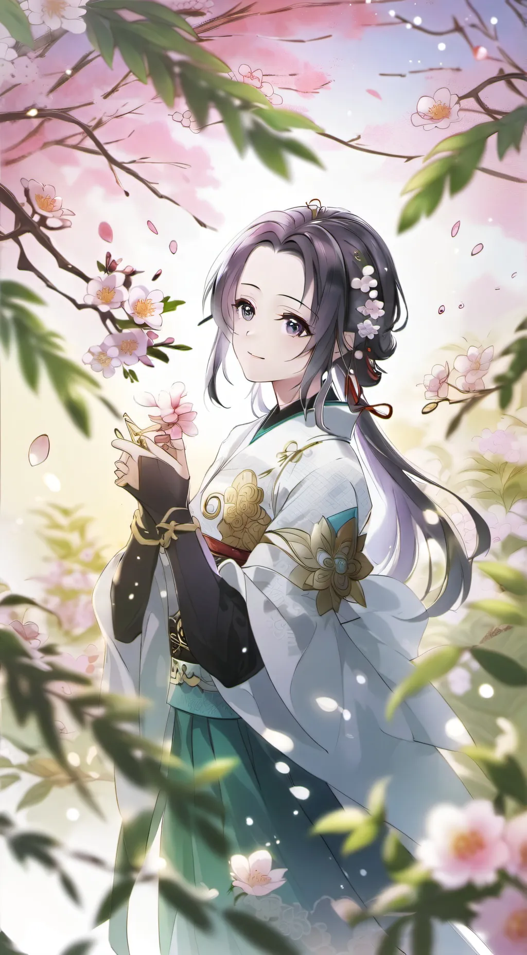 ai character: shinobu kocho  background