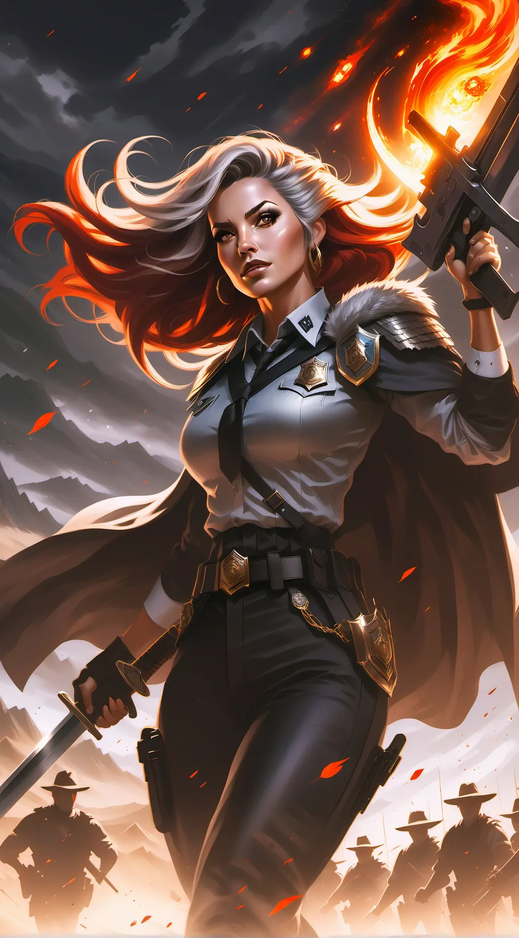 ai character: Kátia Mary  background