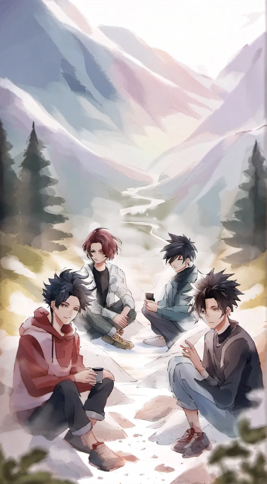 ai character: MHA Next Gen background