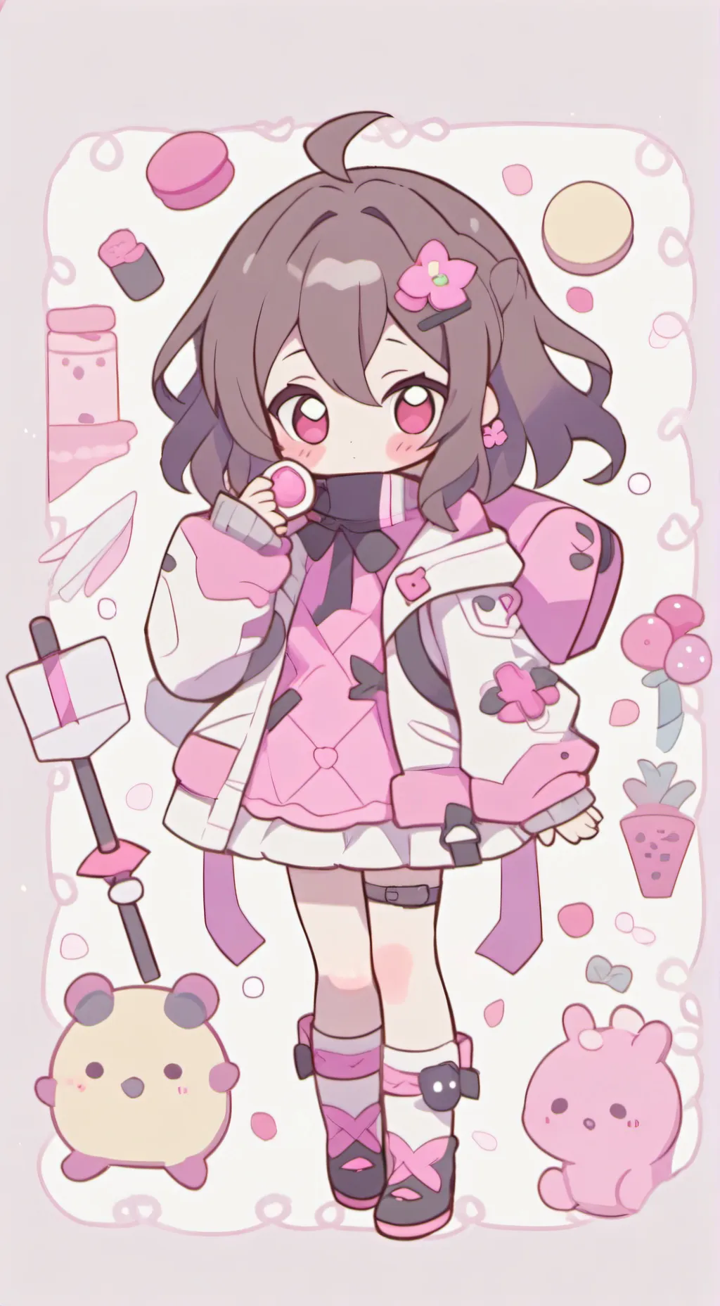 ai character: Obamitsu Child background