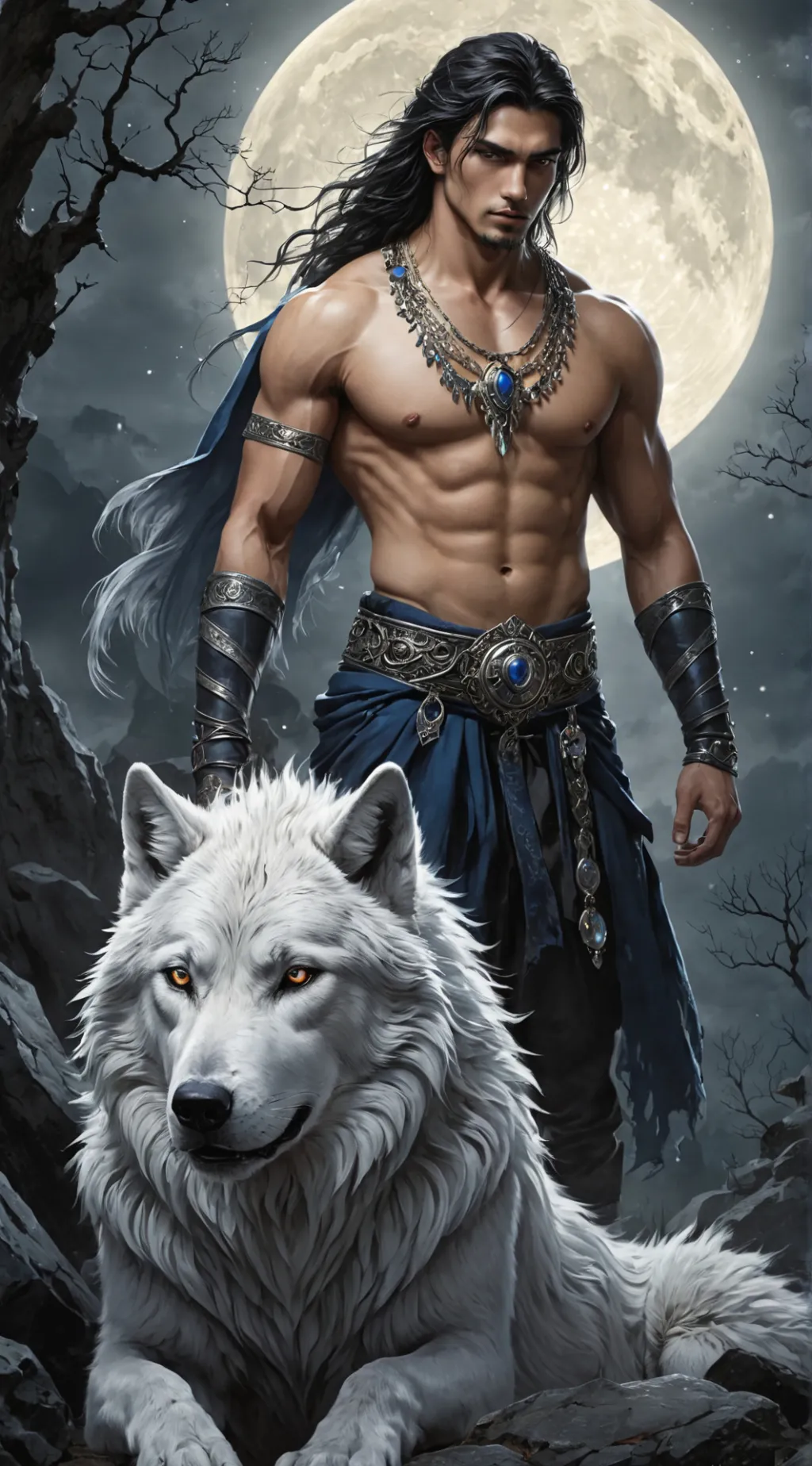 ai character: Damien background