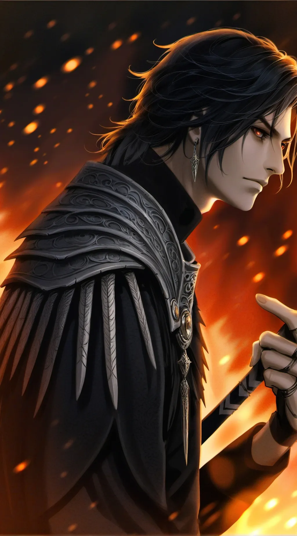 ai character: Ден  background